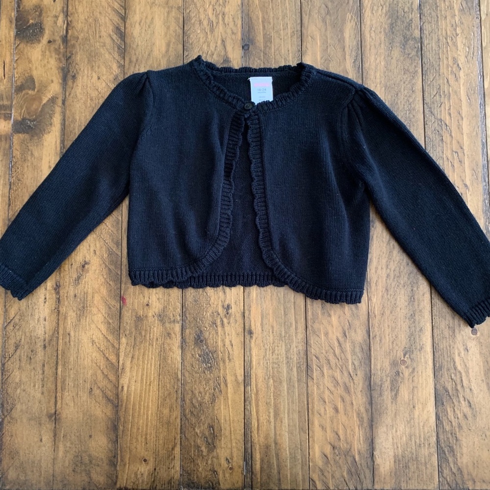 Black sweater.